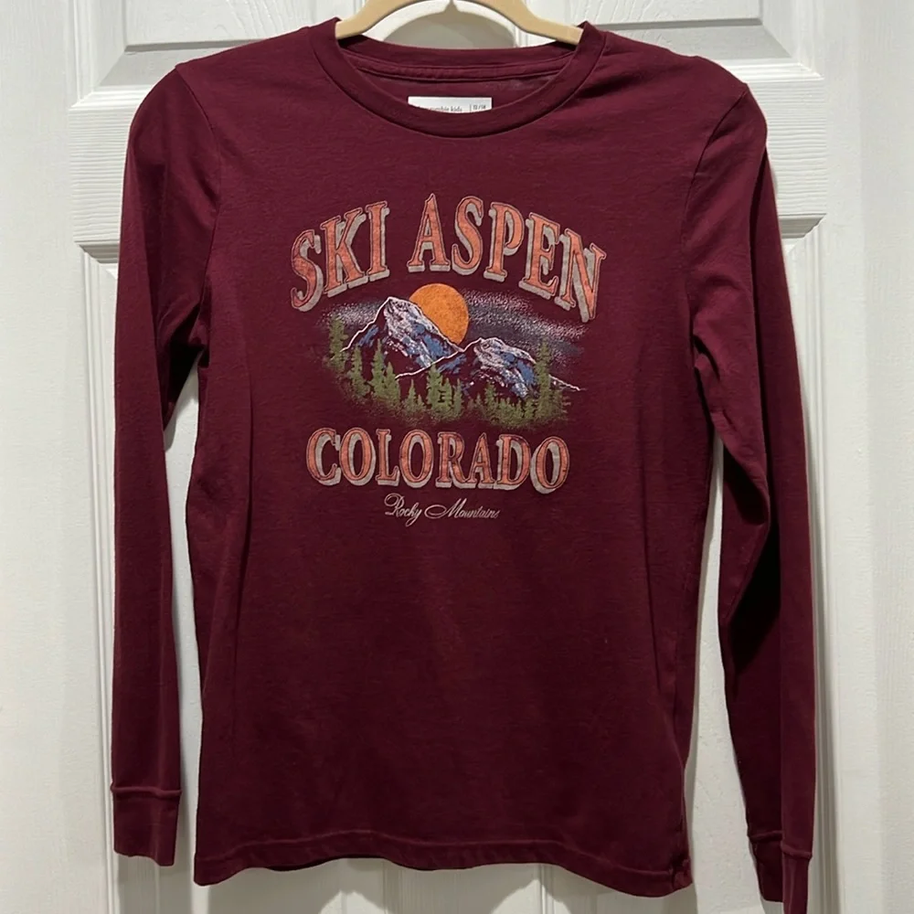 Abercrombie & Fitch Colorado Aspen Long Sleeve T-shirt - Picture 1 of 4